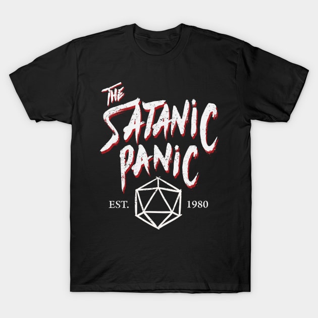 The Satanic Panic (Clean) T-Shirt by Dice Dragons Guild